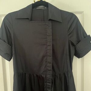 CLUB MÓNACO BUTTON DOWN WOMENS DRESS BLACK  size 4